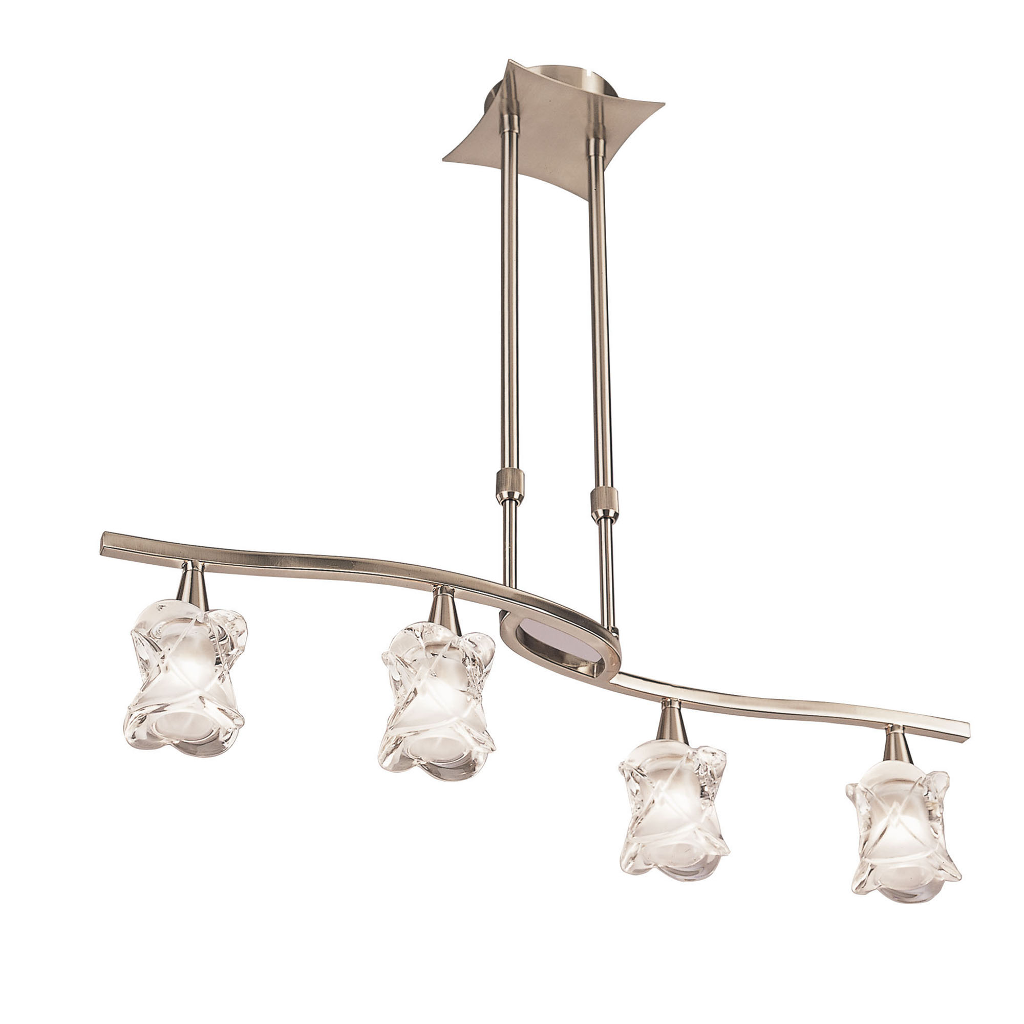 M0040  Rosa Telescopic Pendant 4 Light